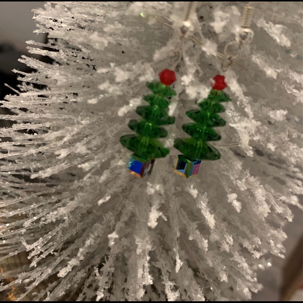 Christmas tree earrings - Picture 5 of 7